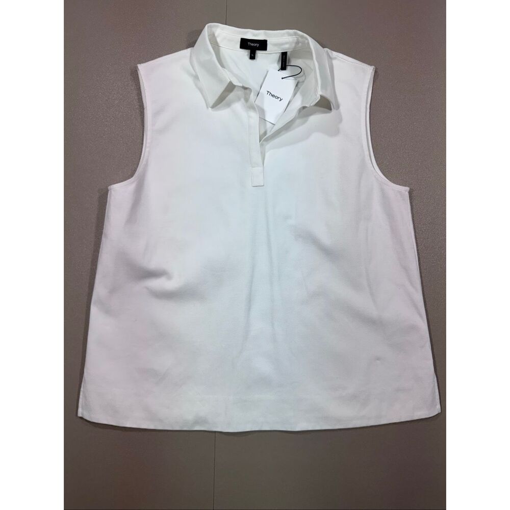 NWT Theory Sleeveless‎ Polo Shirt MSRP:$245
